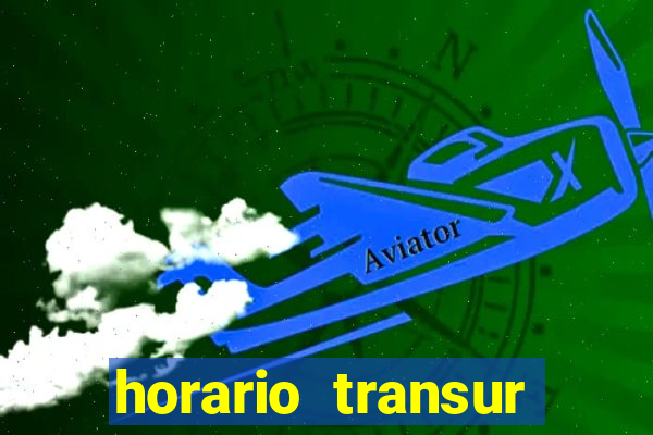 horario transur roleta santos dumont juiz de fora